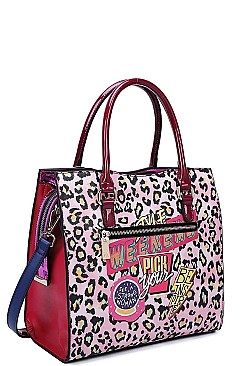READY FOR TONIGHT PRINT TOTE BAG BY Nicole Lee