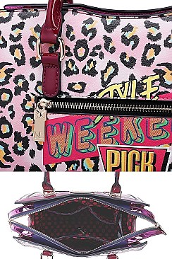 READY FOR TONIGHT PRINT TOTE BAG BY Nicole Lee