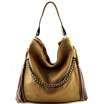 HOT Over-sized Side Tassel QUALITY Hobo