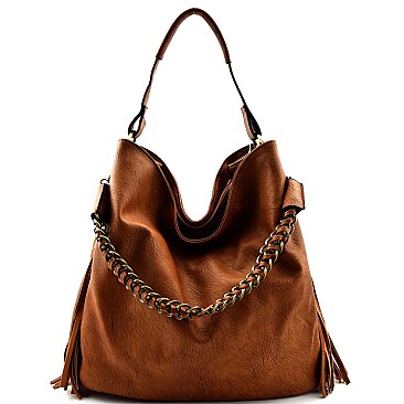 HOT Over-sized Side Tassel QUALITY Hobo