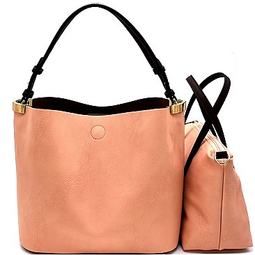 S0465-LP Boutique Hardware Accent 2 in 1 Hobo