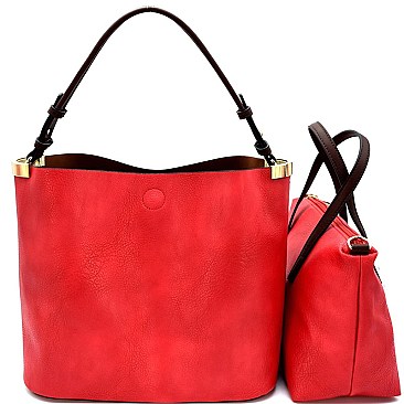 S0465-LP Boutique Hardware Accent 2 in 1 Hobo