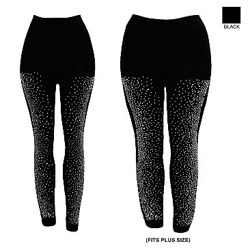 HOTFIX/RHINESTONE LEGGINGS