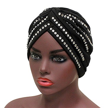 RHINESTONE TURBAN