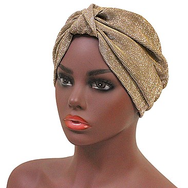 FASHIONABLE  SHINNY TURBAN