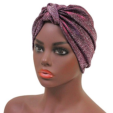FASHIONABLE  SHINNY TURBAN