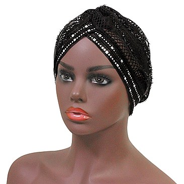 RHINESTONE TURBAN