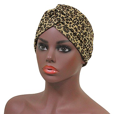 ANIMAL PRINT TURBAN