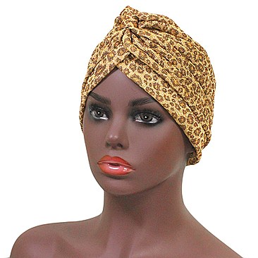 ANIMAL PRINT TURBAN