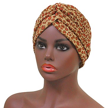 ANIMAL PRINT TURBAN