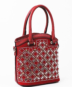 Fashion Rhinestone Studded Purse MH-S816