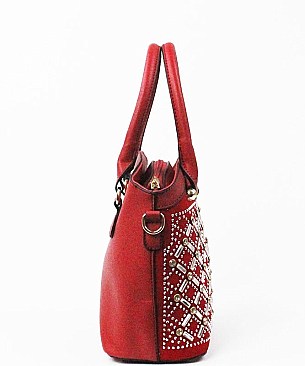 Fashion Rhinestone Studded Purse MH-S816