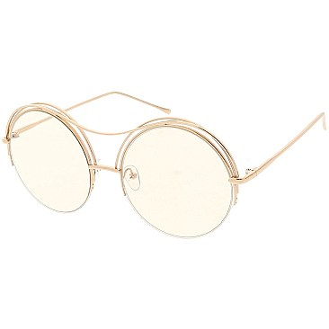 Pack of 12 Women's Round Metal Sunglasses
