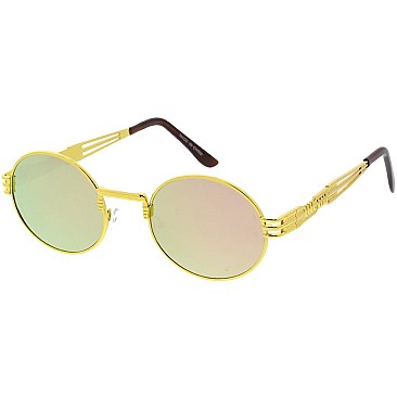 Pack of 12 Oval Fashion Sunglasses