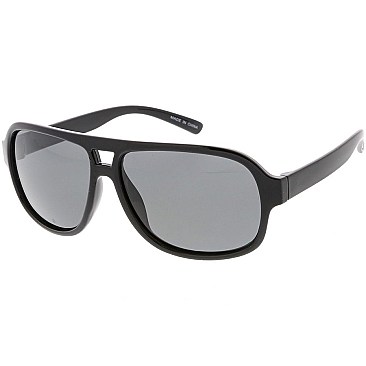 Pack of 12 Plain Unisex Sunglasses