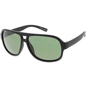 Pack of 12 Plain Unisex Sunglasses