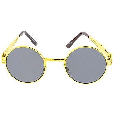 Pack of 12 Round Metal Sunglasses