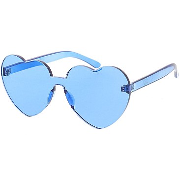 Pack of 12 Colorful Heart Shape Sunglasses