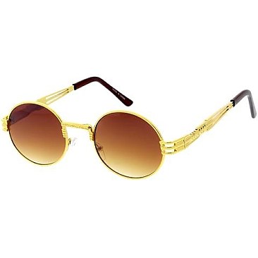 Pack of 12 Oval Temple Sunglasses