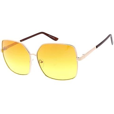 Pack of 12 Square Wavy Edge Sunglasses