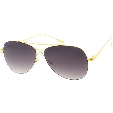 Pack of 12 Gradient Aviator Sunglasses