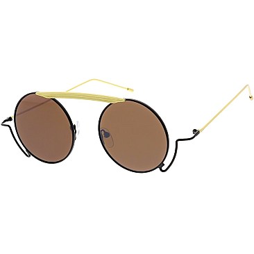 Pack of 12 Modern Round Sunglasses