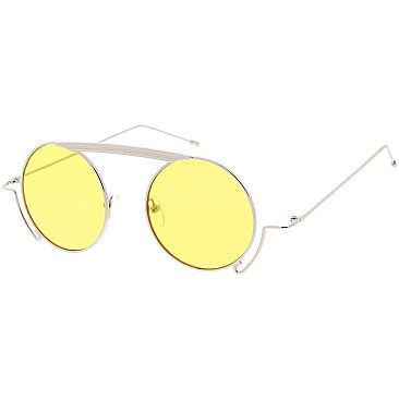 Pack of 12 Modern Round Sunglasses