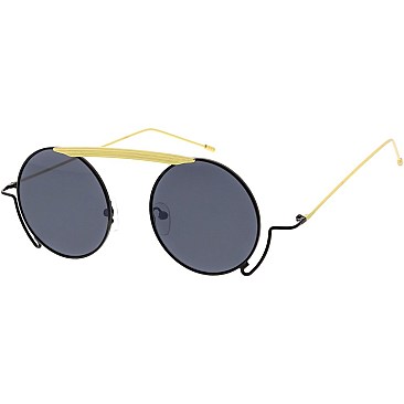 Pack of 12 Modern Round Sunglasses