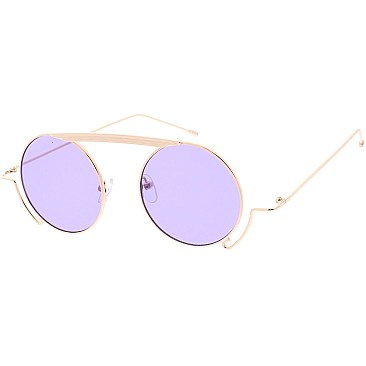 Pack of 12 Modern Round Sunglasses