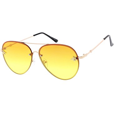 Pack of 12 Iconic Aviator Sunglasses