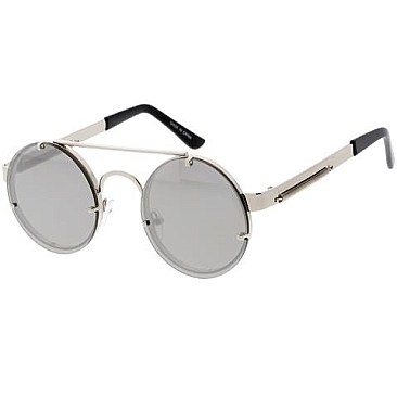 Pack of 12 Round Retro Sunglasses