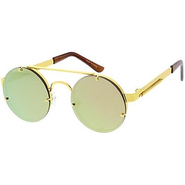 Pack of 12 Round Retro Sunglasses