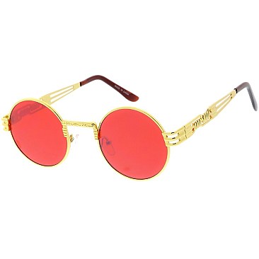 Pack of 12 Round Fashion Sunglasses