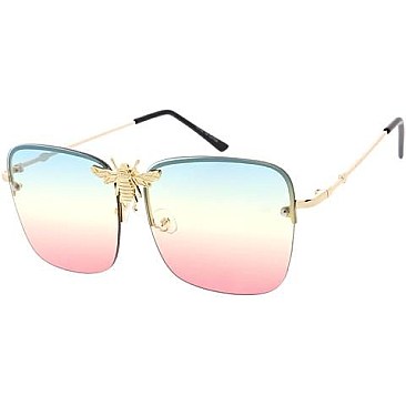 Pack of 12 Bee Accent Gradient Sunglasses