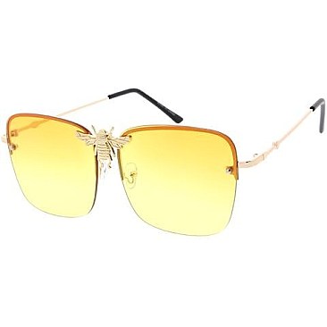 Pack of 12 Bee Accent Gradient Sunglasses