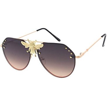 Pack of 12 Bee Accent Gradient Sunglasses