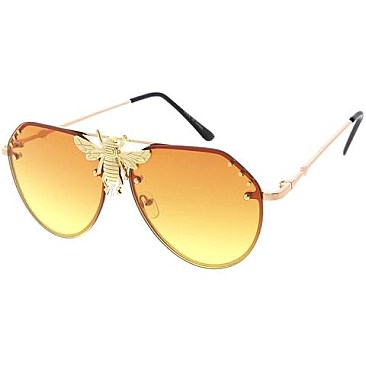 Pack of 12 Bee Accent Gradient Sunglasses