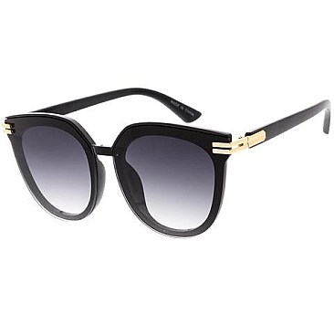 Pack of 12 Metal Accent Fashion Sunglasses