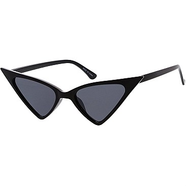 Pack of 12 Iconic Pointy Cat Eye Sunglasses Set