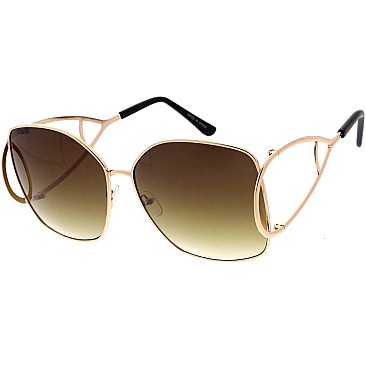 Pack of 12 Modern Frame Aviator Sunglasses
