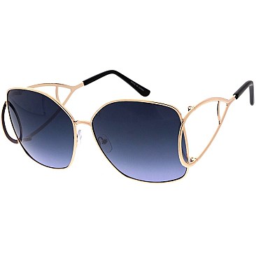 Pack of 12 Modern Frame Aviator Sunglasses