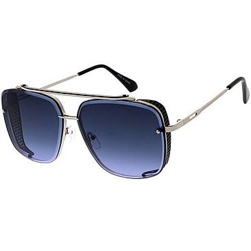 Pack of 12 Temple Frame Shield Sunglasses