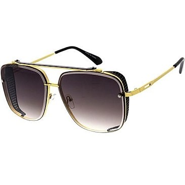 Pack of 12 Temple Frame Shield Sunglasses