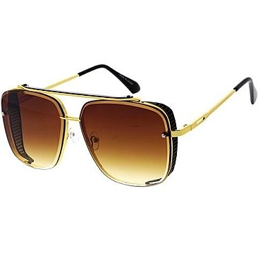 Pack of 12 Temple Frame Shield Sunglasses