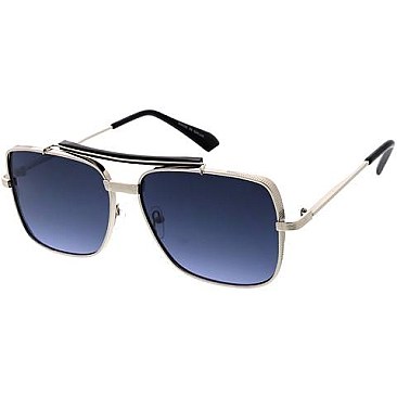 Pack of 12 Gradient Aviator Sunglasses