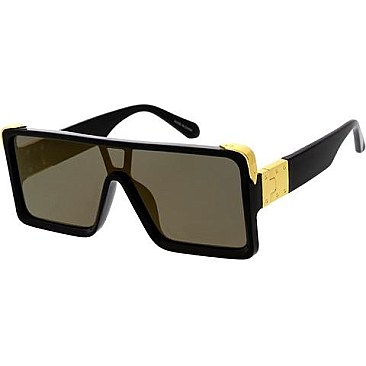 Pack of 12 Retro Shield Sunglasses