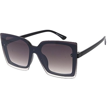 Pack of 12 Over Frame Cat Eye Sunglasses