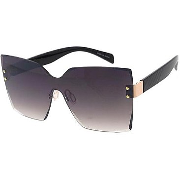 Pack of 12 Square Shield Sunglasses