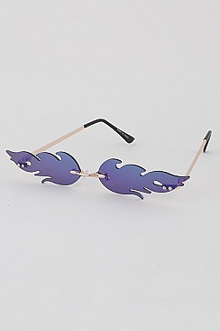 Pack of 12 Fire Flame Sunglasses