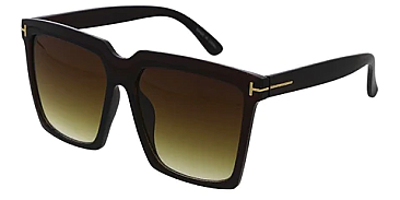 Pack of 12 Gold T Square Sunglasses